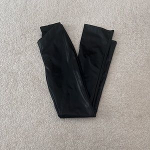 H&M Flared Leather Leggings